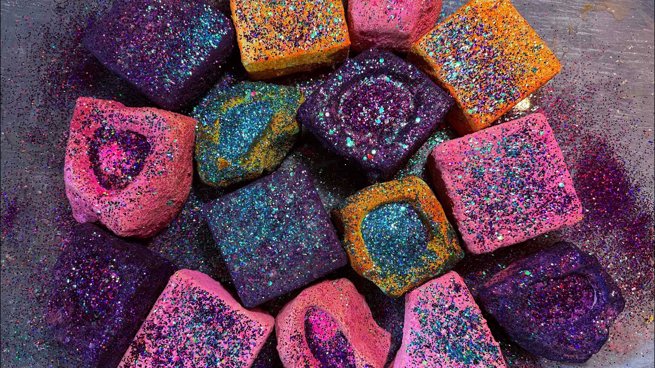 Glitter pasted bombs c/w @crushwithmuthaasmr 
