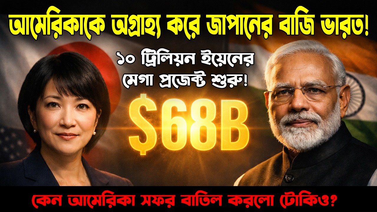 জাপানের বিরাট মাস্টারপ্ল্যান! আমেরিকাকে অগ্রাহ্য করে ভারতে ১০ ট্রিলিয়ন ইয়েন বিনিয়োগ? কেন কাঁপছে চীন?