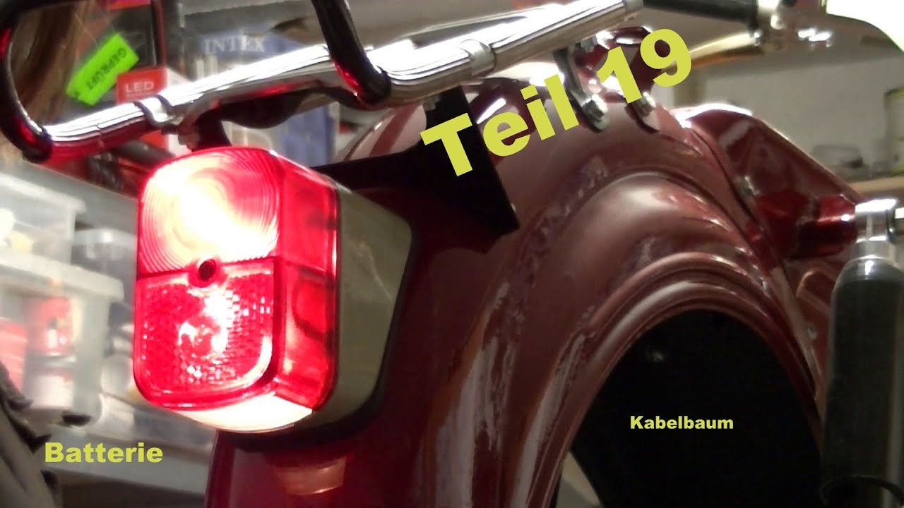 Projekt Simson Star Bj. 1974 Teil 19 Batterie und Kabelbaum