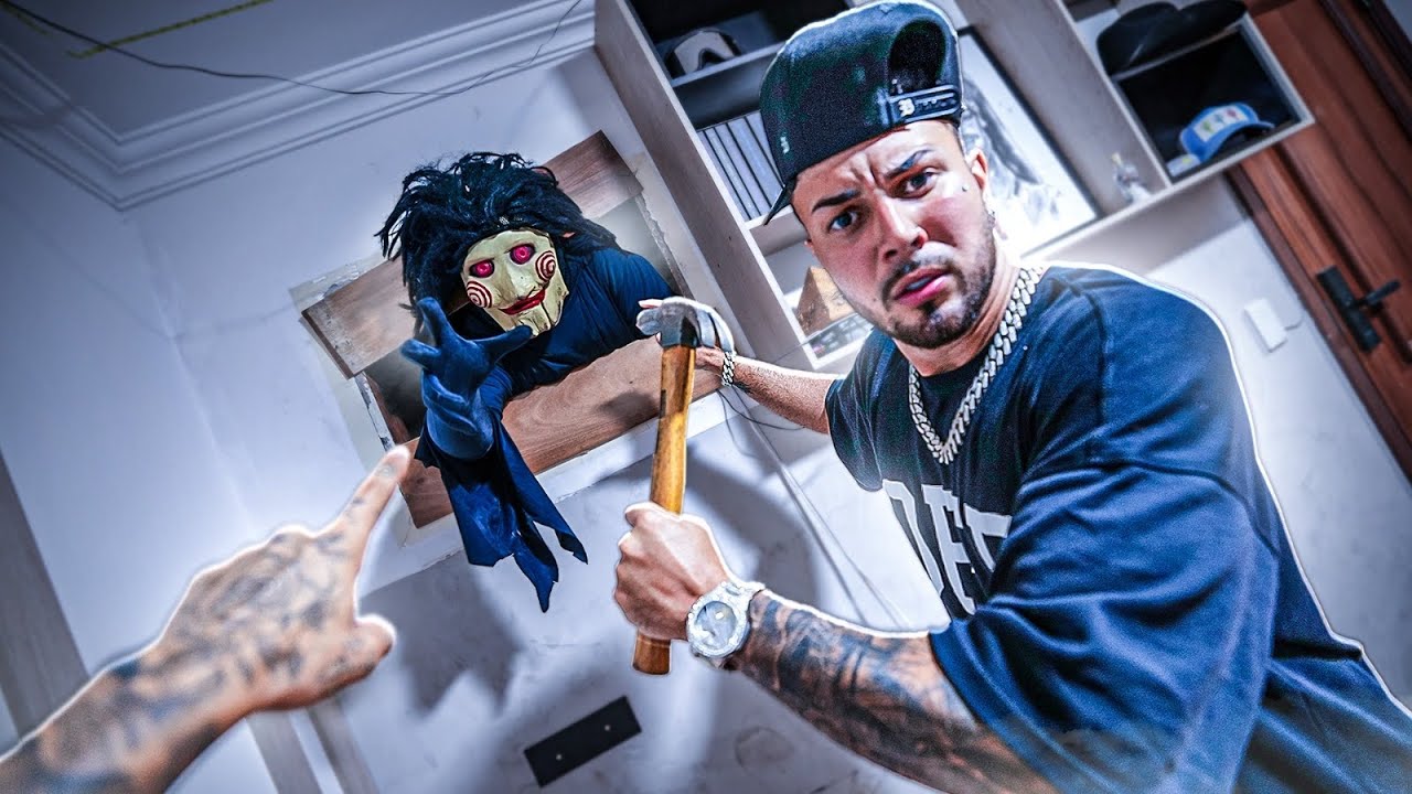 O MORADOR MISTERIOSO FICOU FRENTE A FRENTE COM A GENTE !!