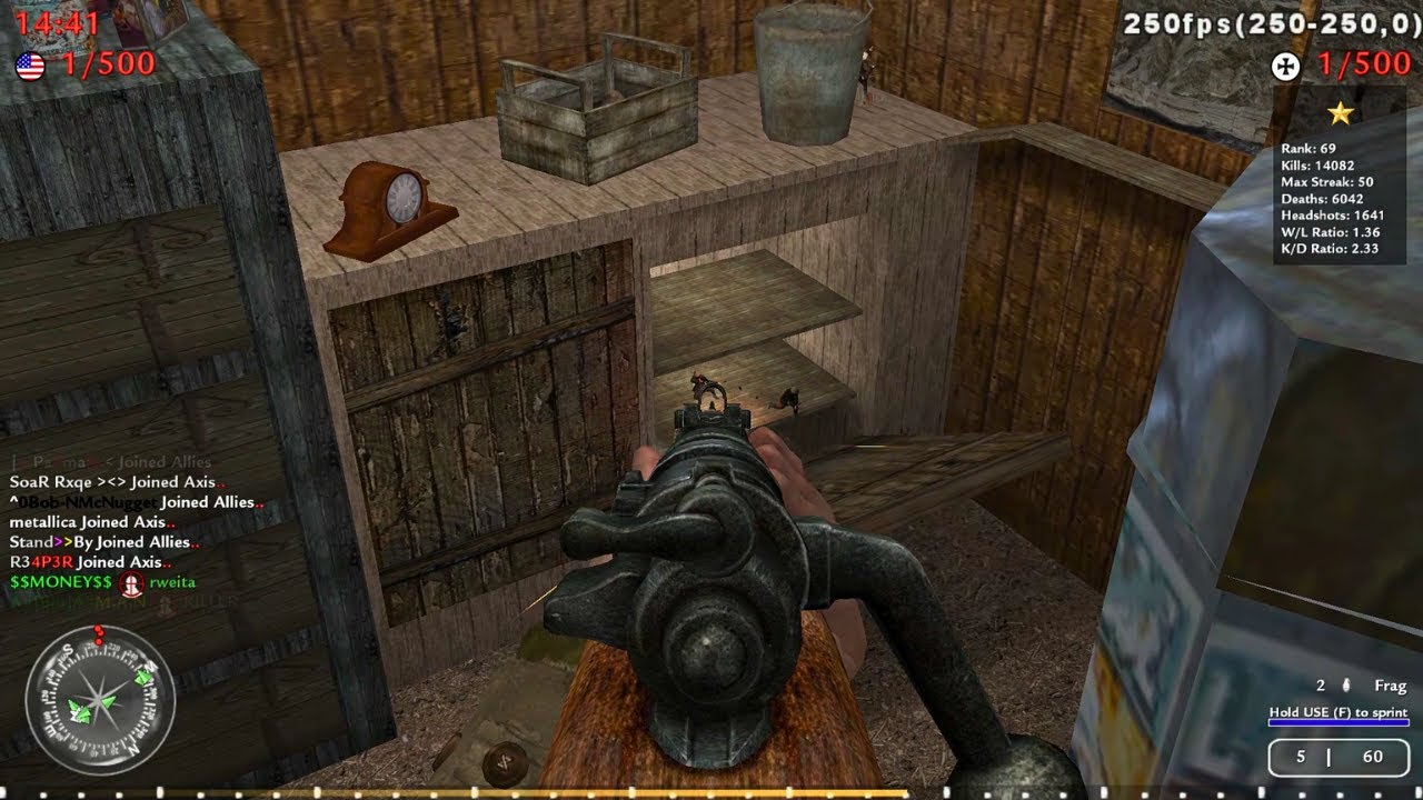 Call of Duty 2 (2005) - PC Gameplay (Bots Server)