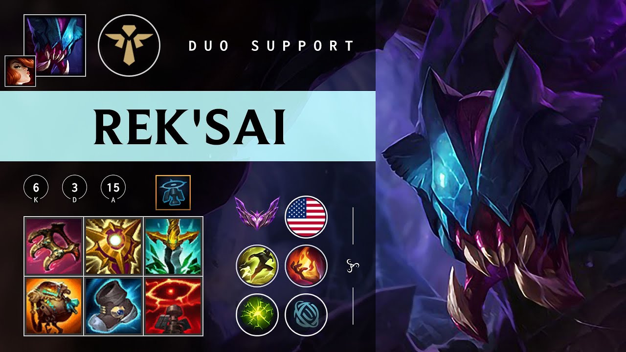 Rek'Sai Support vs Sona - NA Master Patch 26.03