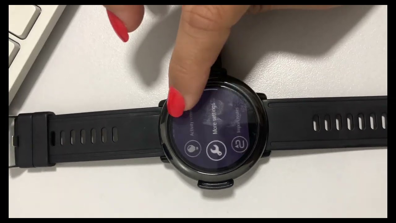 Esportar rota para relógio Amazifit pace