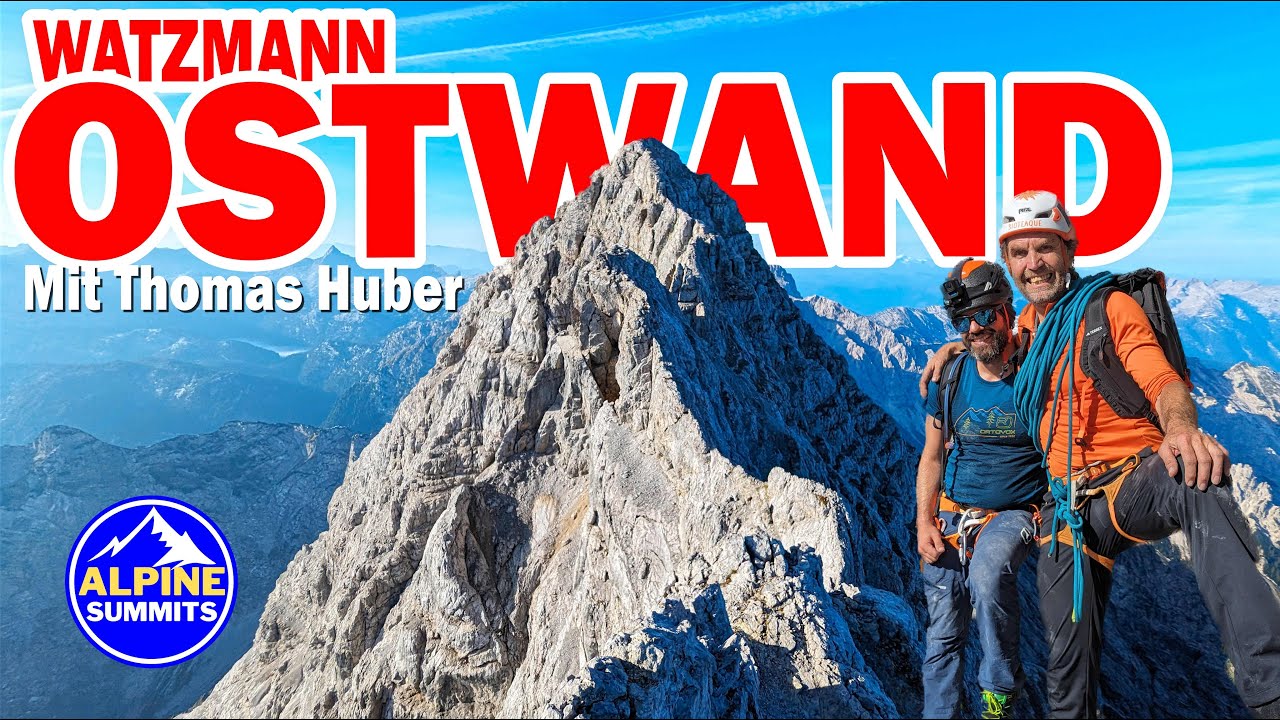 Mit THOMAS HUBER durch die Watzmann OSTWAND  #bergsteigen #watzmannostwand #berchtesgaden