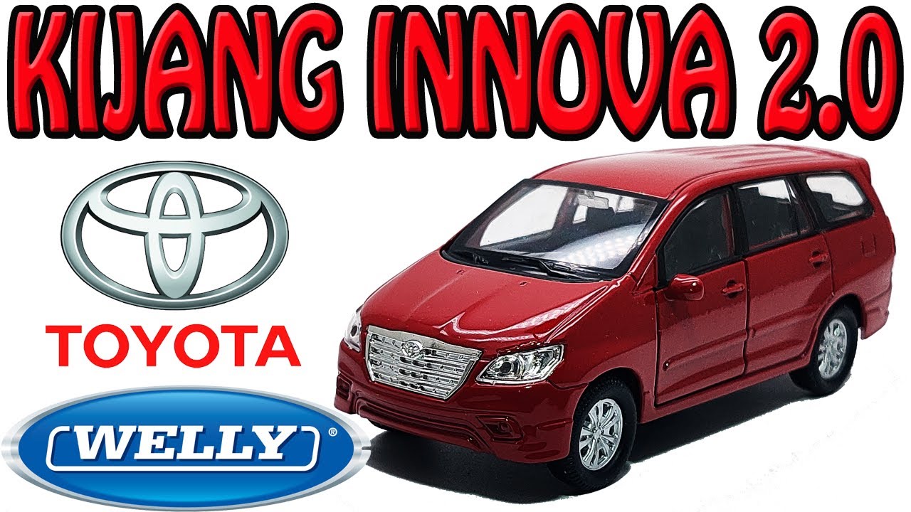 Welly Nex Toyota Kijang Innova 2.0 metalic red Miniatur Diecast Mobil Toyota Kijang Innova unboxing
