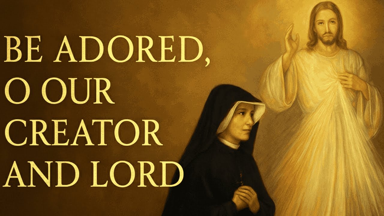 Be Adored, O Our Creator and Lord    -   Diary of Saint Maria Faustina Kowalska (No. 1750)