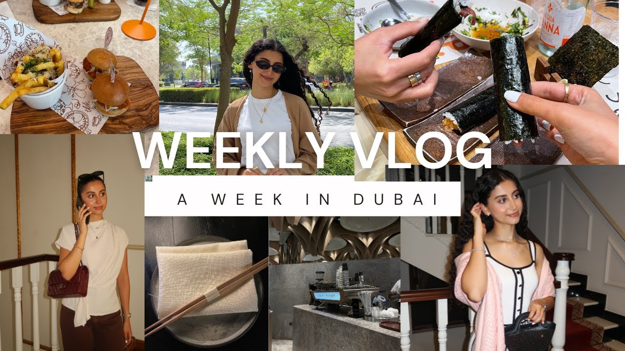 Week in My Life in Dubai - Lots Of Sushi, Dressing Up, and Trying New Spots