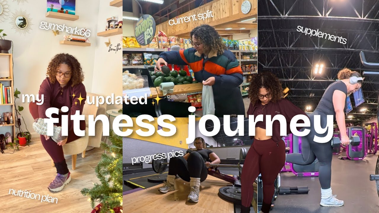 my *updated* fitness journey ✨ hard lessons, what works, current plan/progress 📈