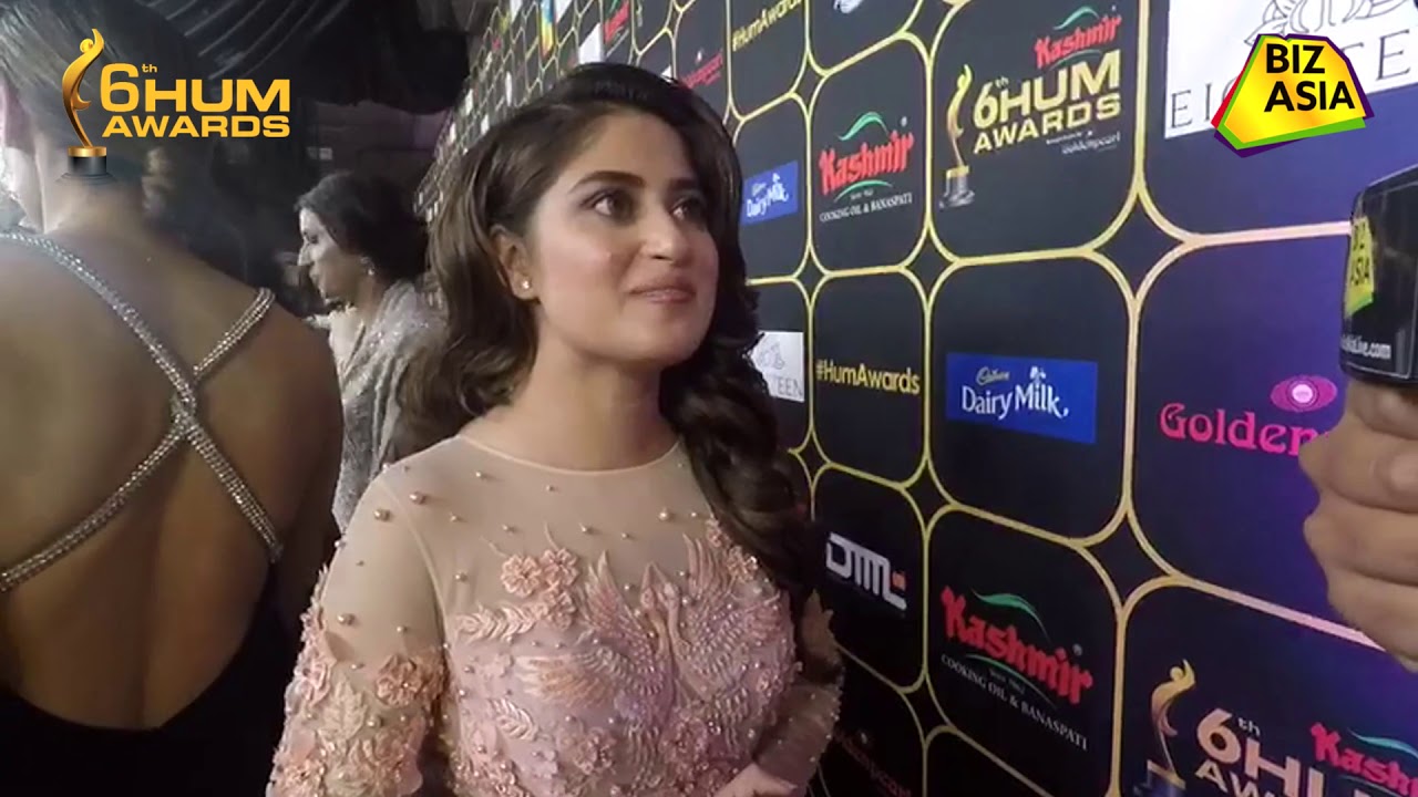 BizAsia meets Sajal Ali at the Hum Awards 2018 Red Carpet