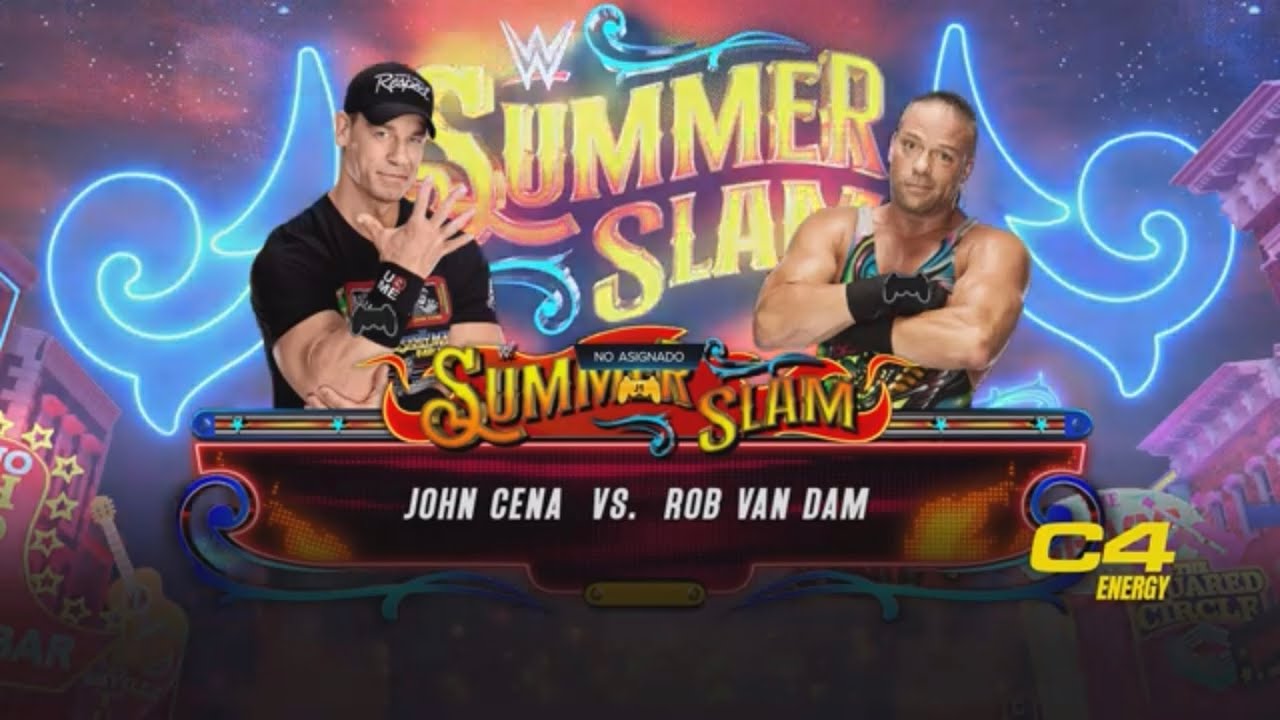 JOHN CENA VS ROB VAN DAM PPV SUMMER SLAM MODO UNIVERSO WWE 2K23