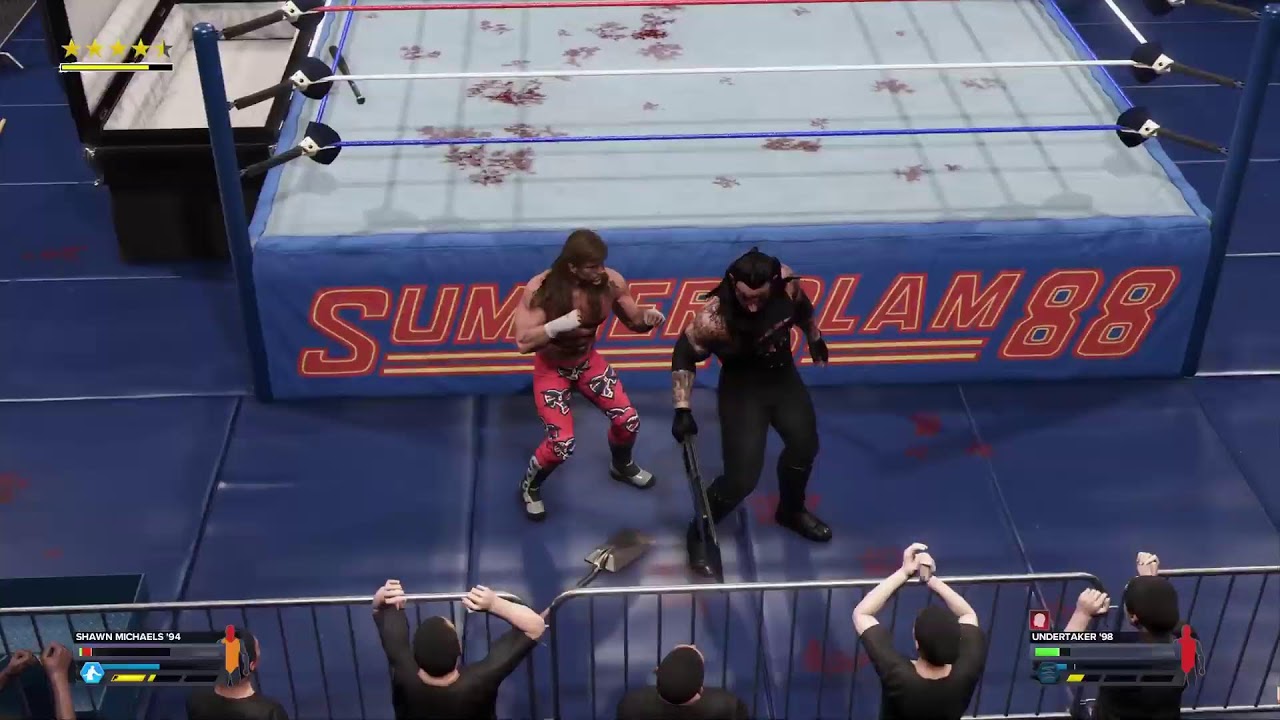 Mr WrestleMania vs The Dead Man Casket Match PS5 Gameplay