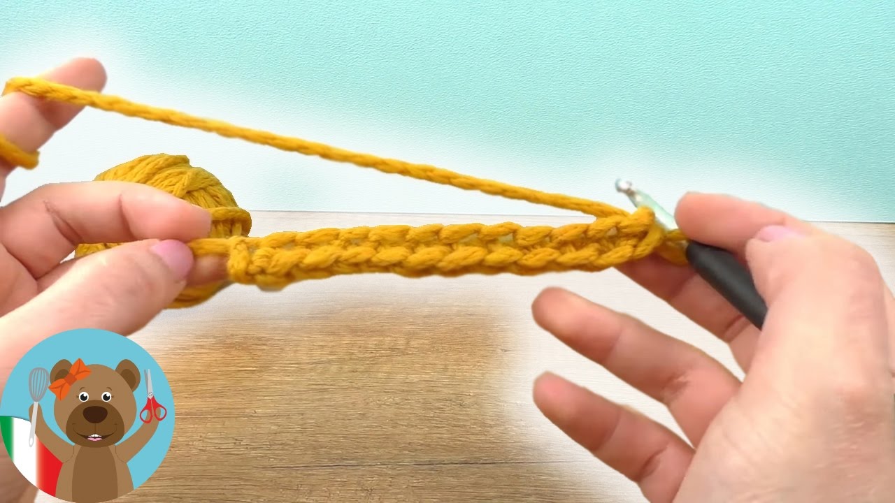 Doppia catenella con uncinetto | Alternativa alla classica catenella | uncinetto per principianti