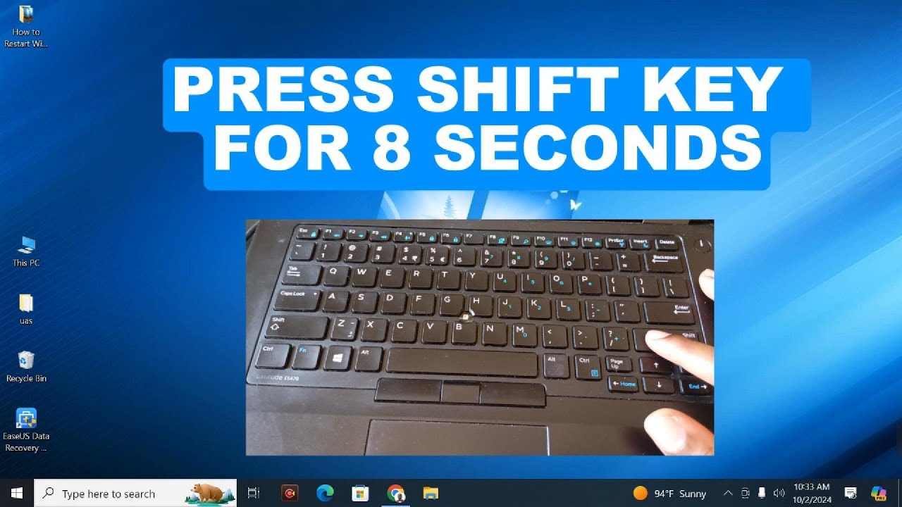 How to Lock  & Unlock Keyboard in windows 10 PC or Laptop