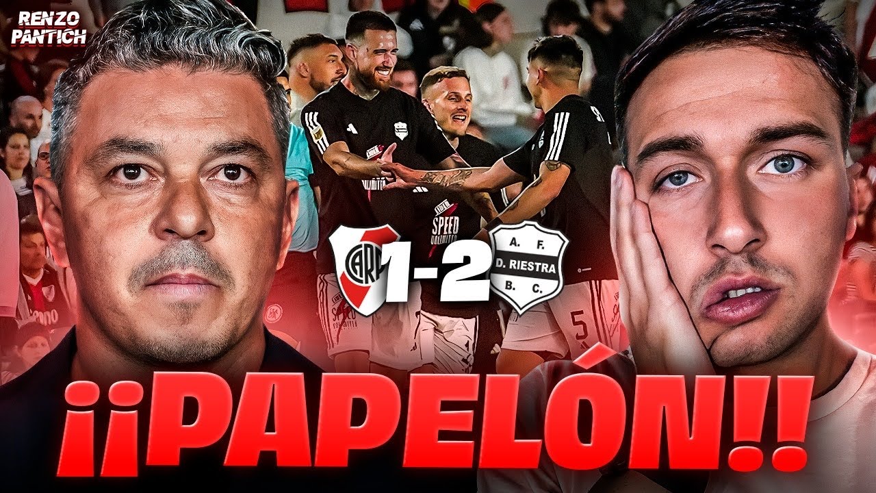 UN ESPANTO 🫣⚽️ RIVER perdió vs. Deportivo Riestra en el MOMUMENTAL | Reacción en CALIENTE 😡