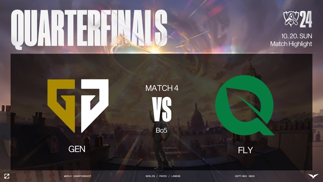 GEN vs FLY | Worlds 2024 Highlights Quarterfinals
