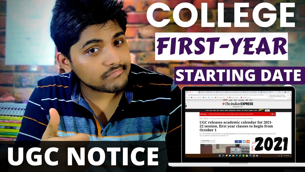 First Year College Starting Date | UGC Notice