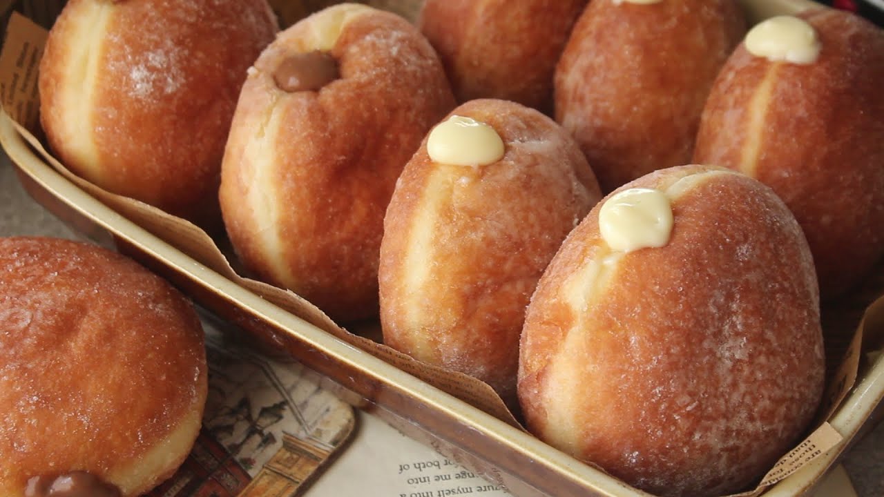 Cream Filled Bomboloni Recipe😍By Chef Hafsa