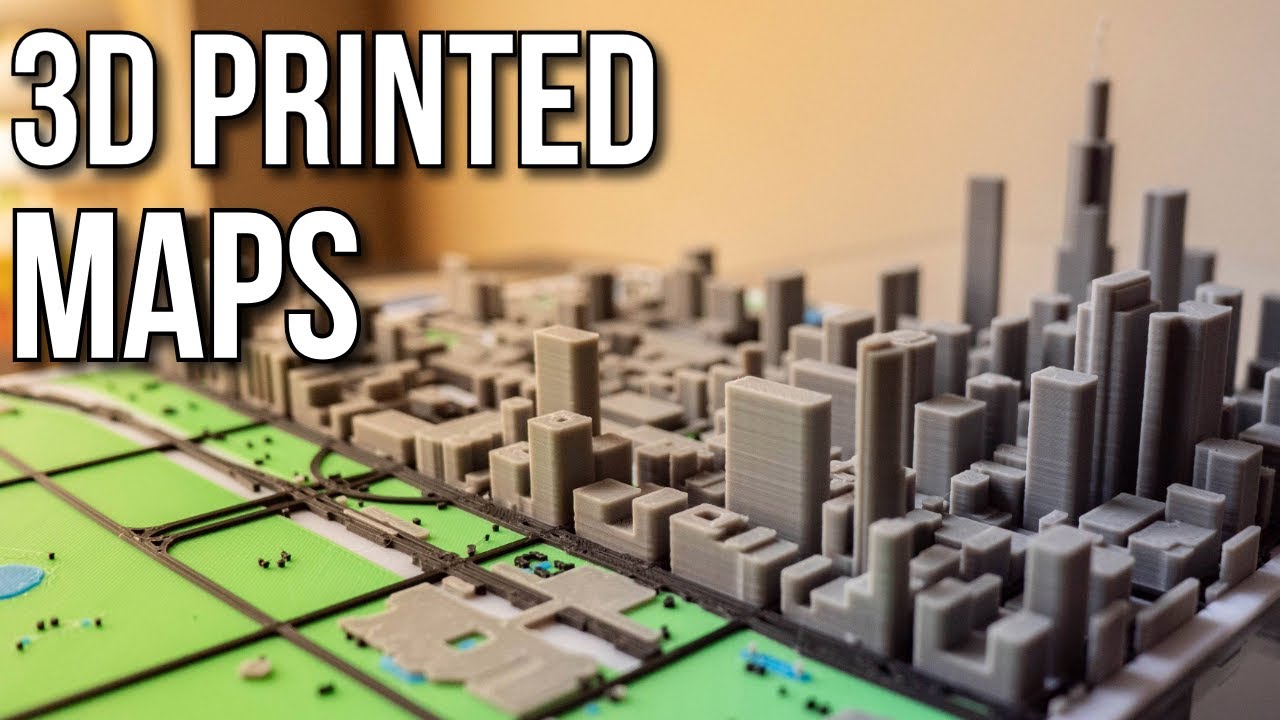 Make Your Own Custom 3D-Printed Maps!