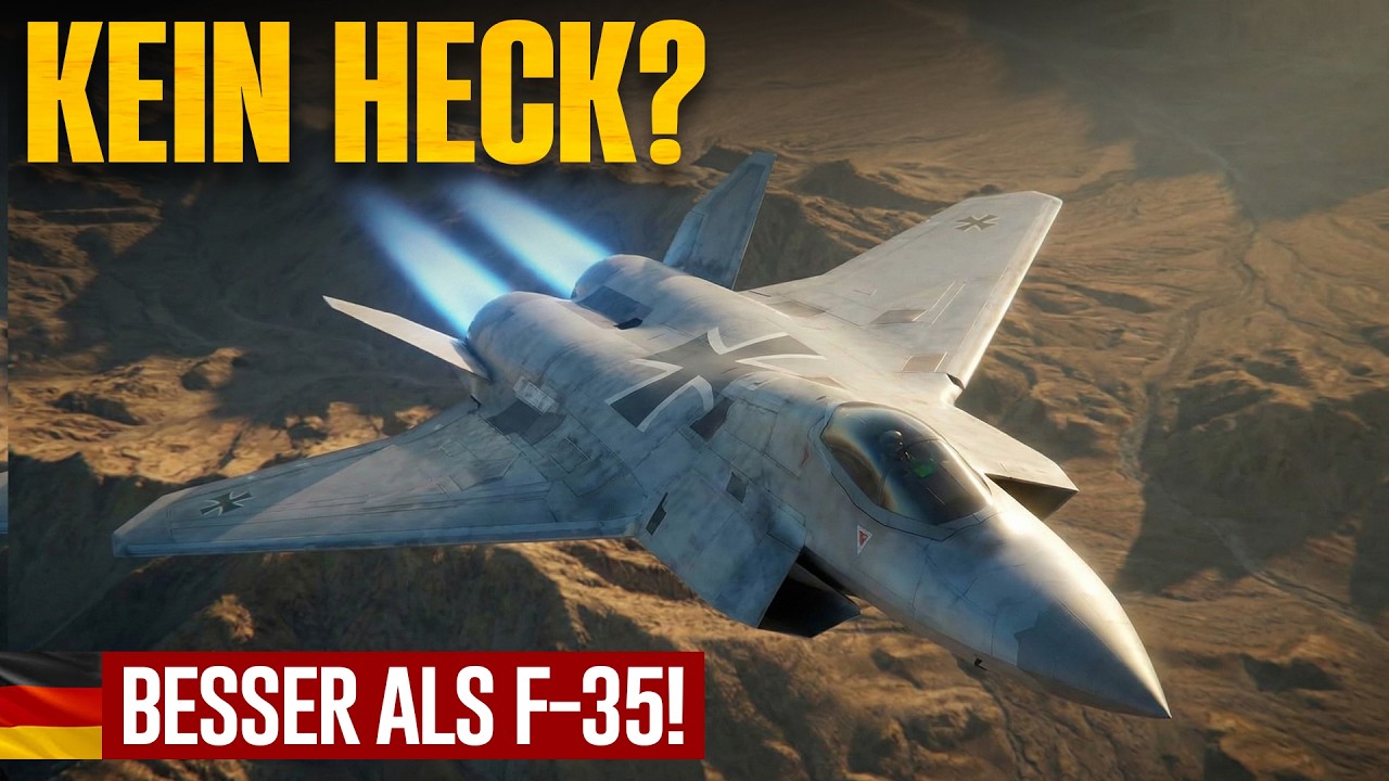 NATO SCHOCKIERT: Warum Europas neuer FCAS-Jet PL&Ouml;TZLICH die F-35 blamiert!