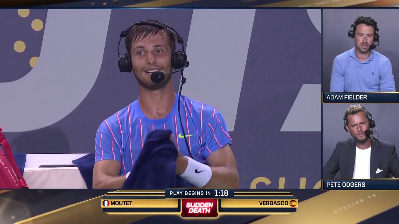 Highlights: Corentin Moutet d. Fernando Verdasco