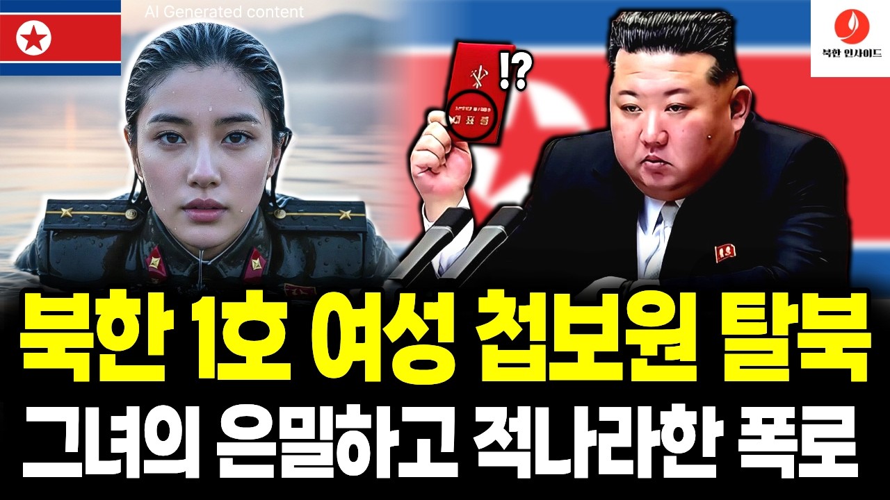 북한 1호 여성 첩보원 탈북, 보위부 요원의 고백 | '그들은 왜 사라지는가' [탈북민 스토리] [AI 컨텐츠]