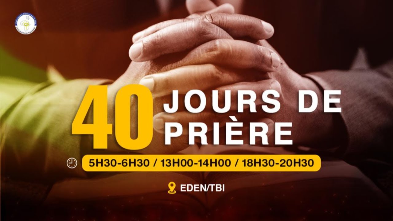 40 JOURS DE JEÛNE ET PRIÈRES - JOUR 36 Midi Pasteur Victorien KONANE