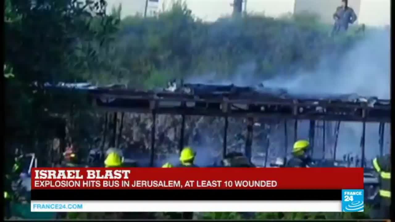 Jerusalem: At least 10 injured in explosion aboard a bus