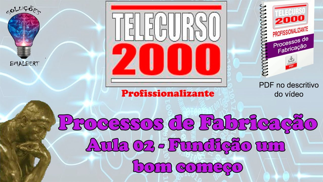 Telecurso 2000 - Processos de Fabrica&ccedil;&atilde;o - 02 Fundi&ccedil;&atilde;o um bom come&ccedil;o