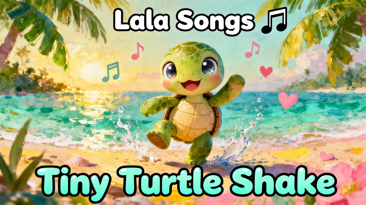 🐢 Tiny Turtle Shake 🐢 | Fun Kids Song for Babies & Toddlers