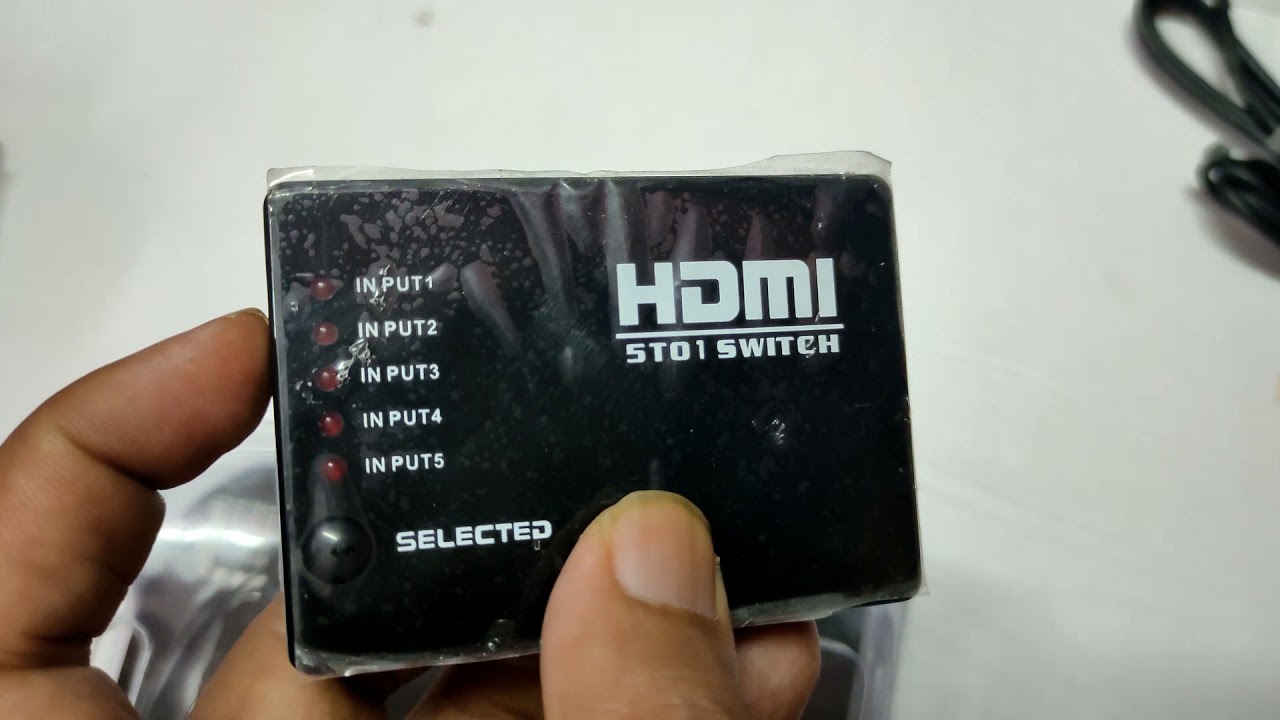 4K HDMI Switch with Remote Control Unboxing