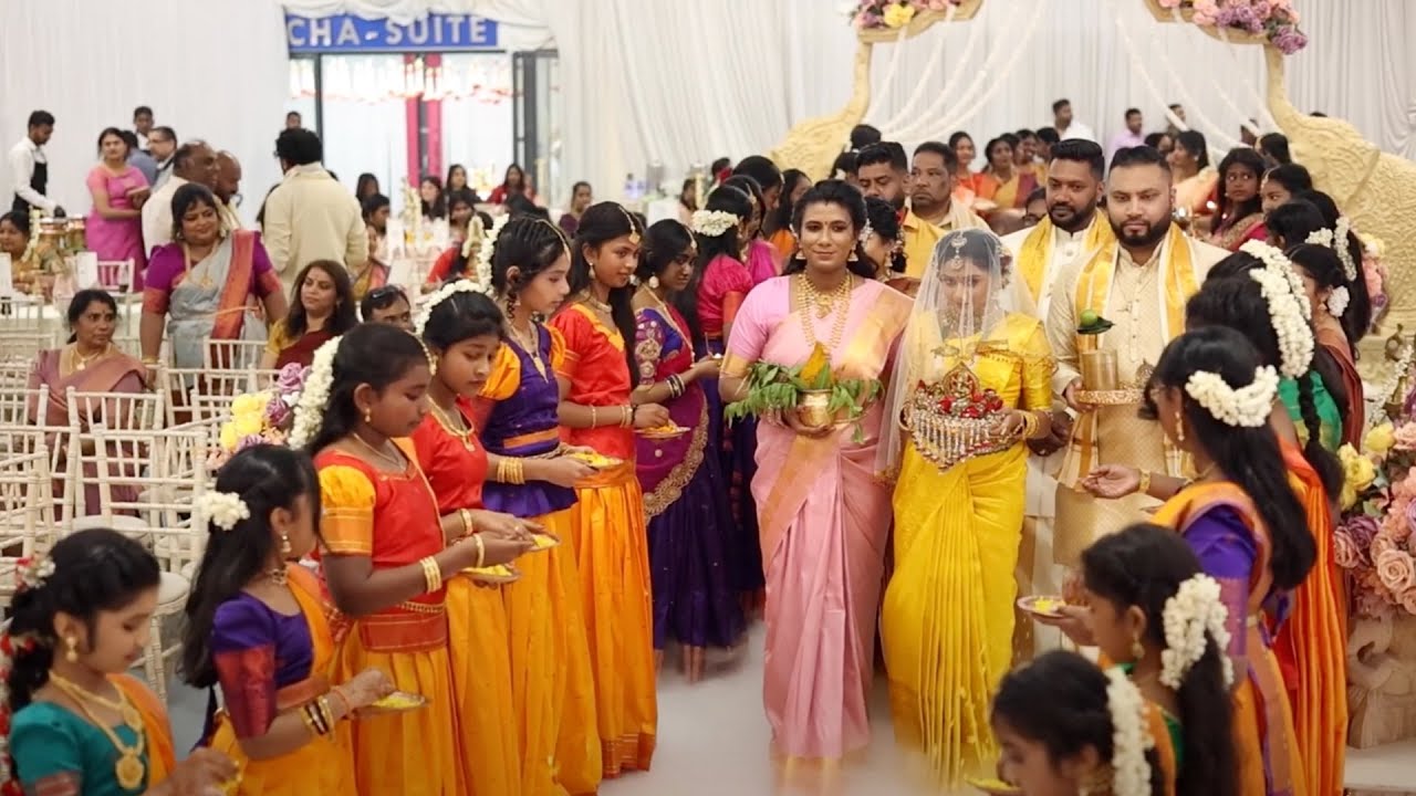 Sophia and Selina l SAREE CEREMONY l Crystal Events And Management