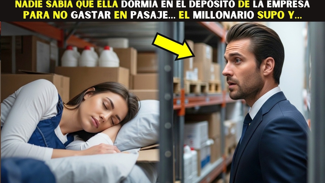 Nadie sabía que ella dormía en el depósito de la empresa para no gastar en pasaje… Millonario supo y