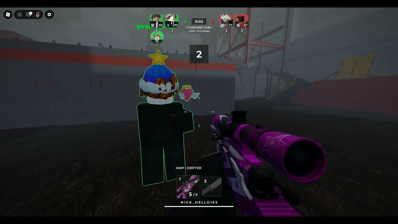 Doing 2v2 in sniper duels!!!!