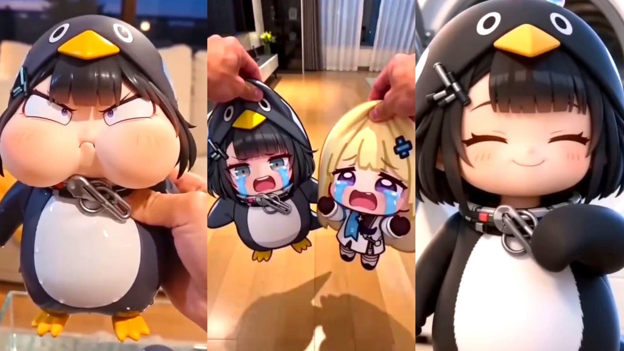 Adorable Baby Pinguin GuGuGaGa Funny Moments  #cute #penguin #chibi #kawaii #adorable #cutevideo