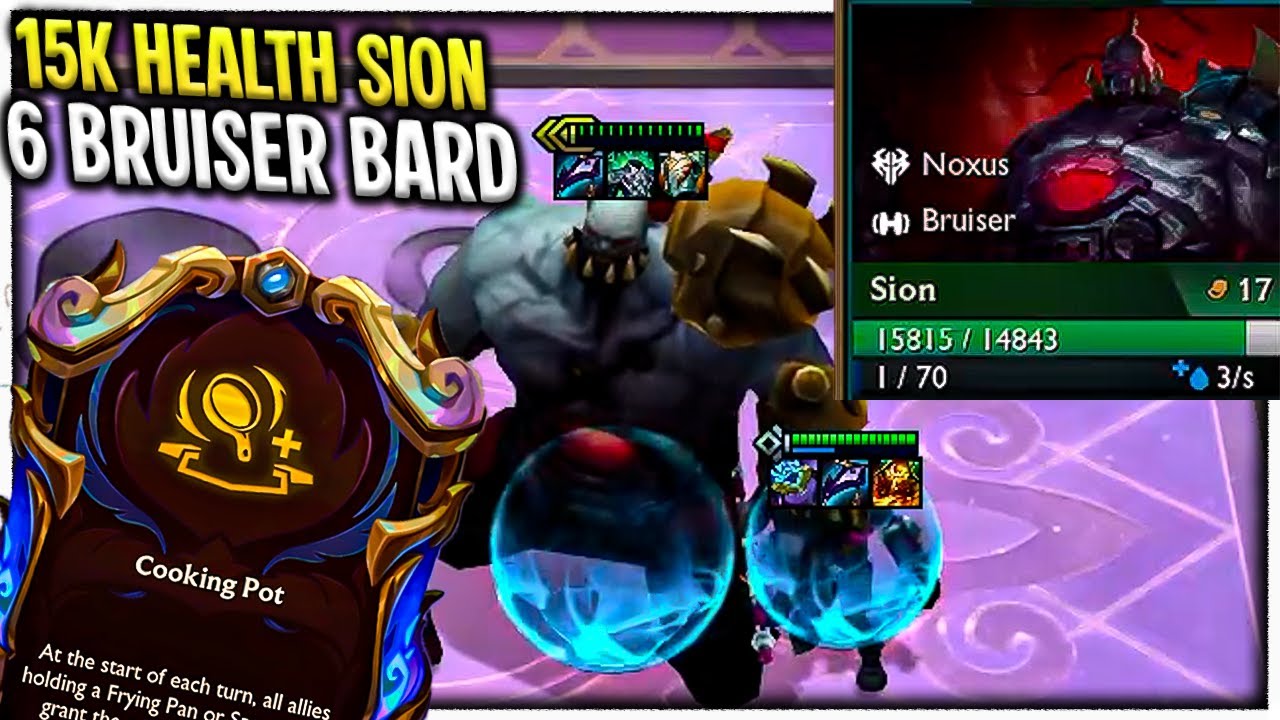HIGHROLLING HP STACKING SION MECHANICS | Teamfight Tactics Set 16 PBE
