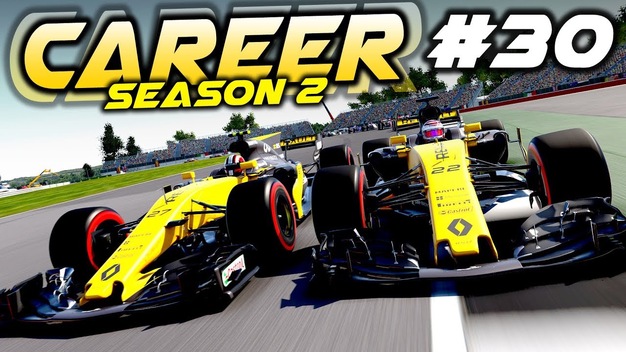 F1 2017 Career Mode Part 30: SO MANY 3 WIDE MOMENTS AT HOME RACE!