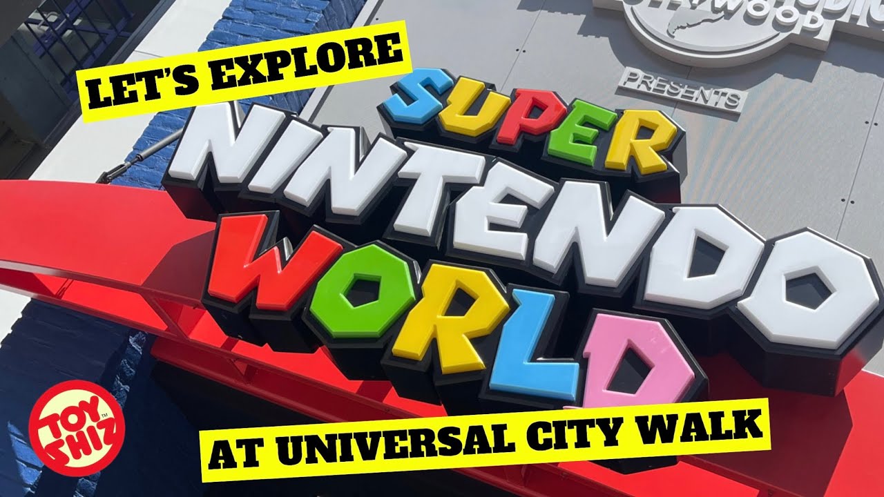 EXPLORING THE SUPER NINTENDO WORLD STORE | Universal City Walk | Los Angeles