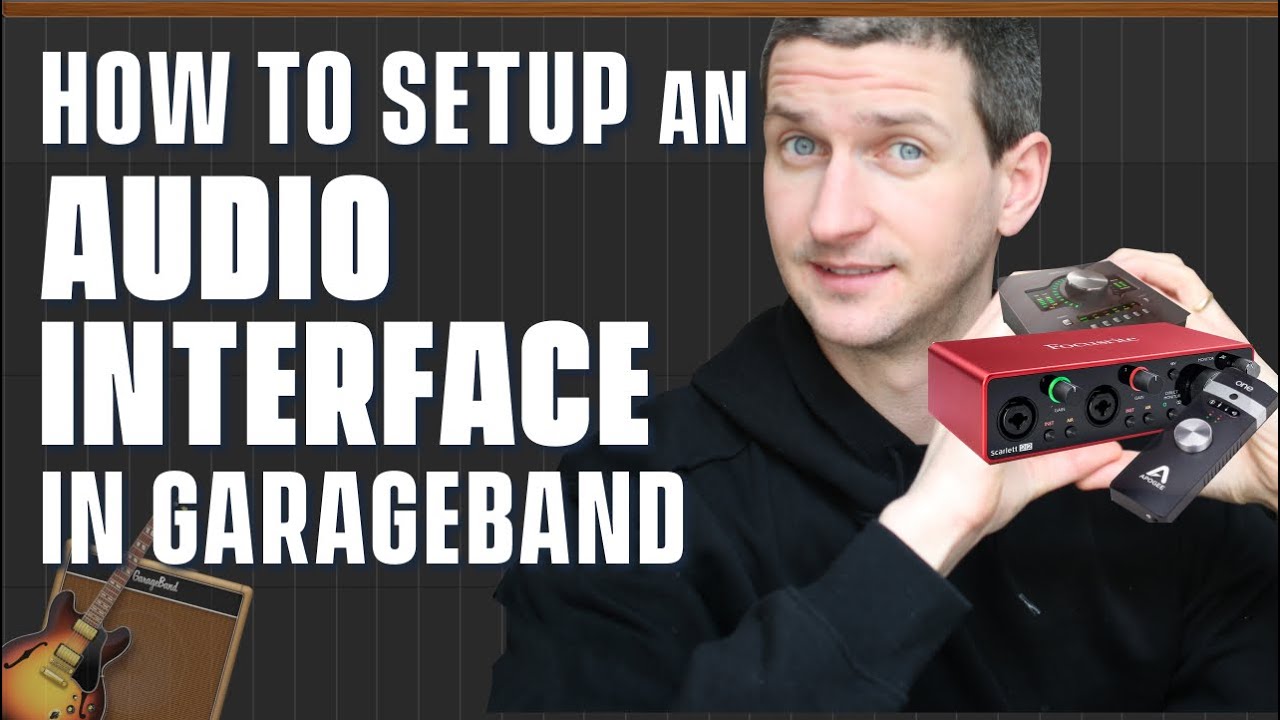 Как настроить аудиоинтерфейс с помощью GarageBand