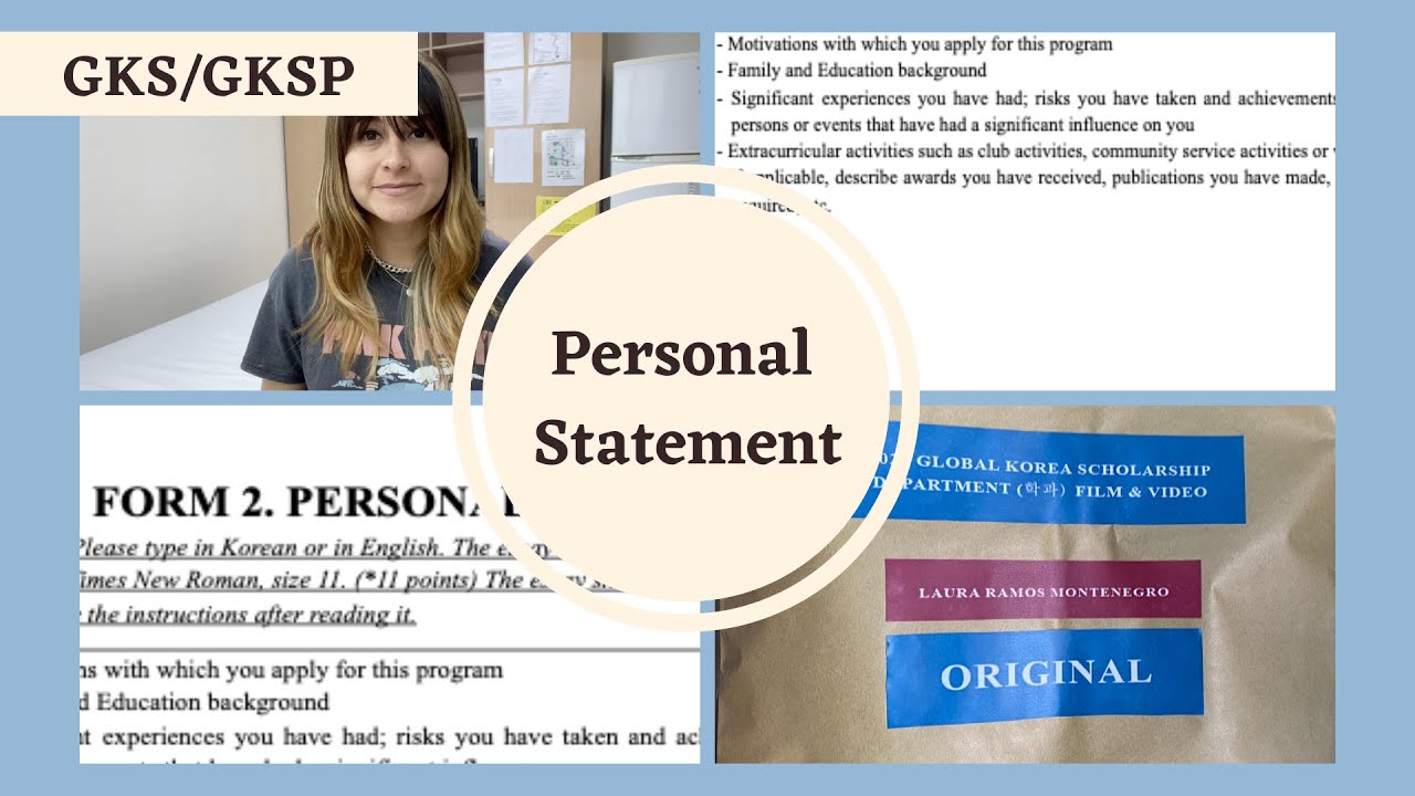 [GKS/KGSP] ¿Cómo escribir el Personal Statement?