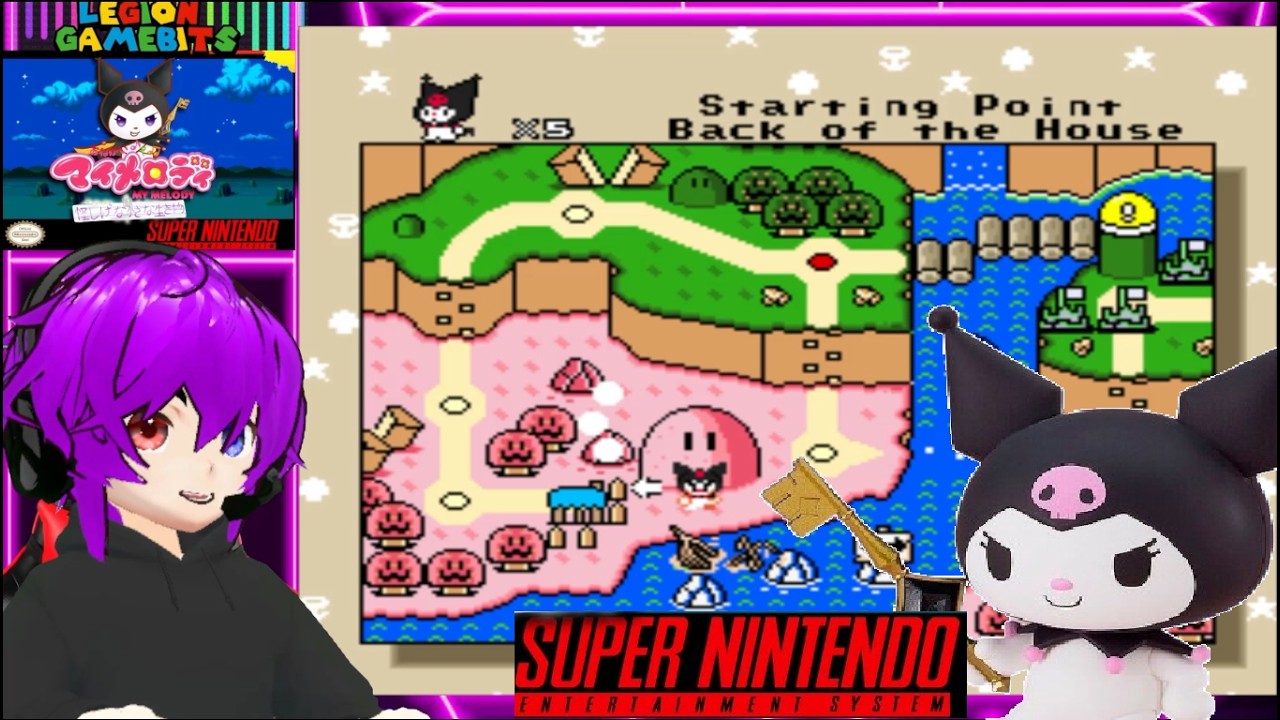 ✅ KUROMI  ONEGAI MELODY HACK MOD SUPER MARIO  WORLD