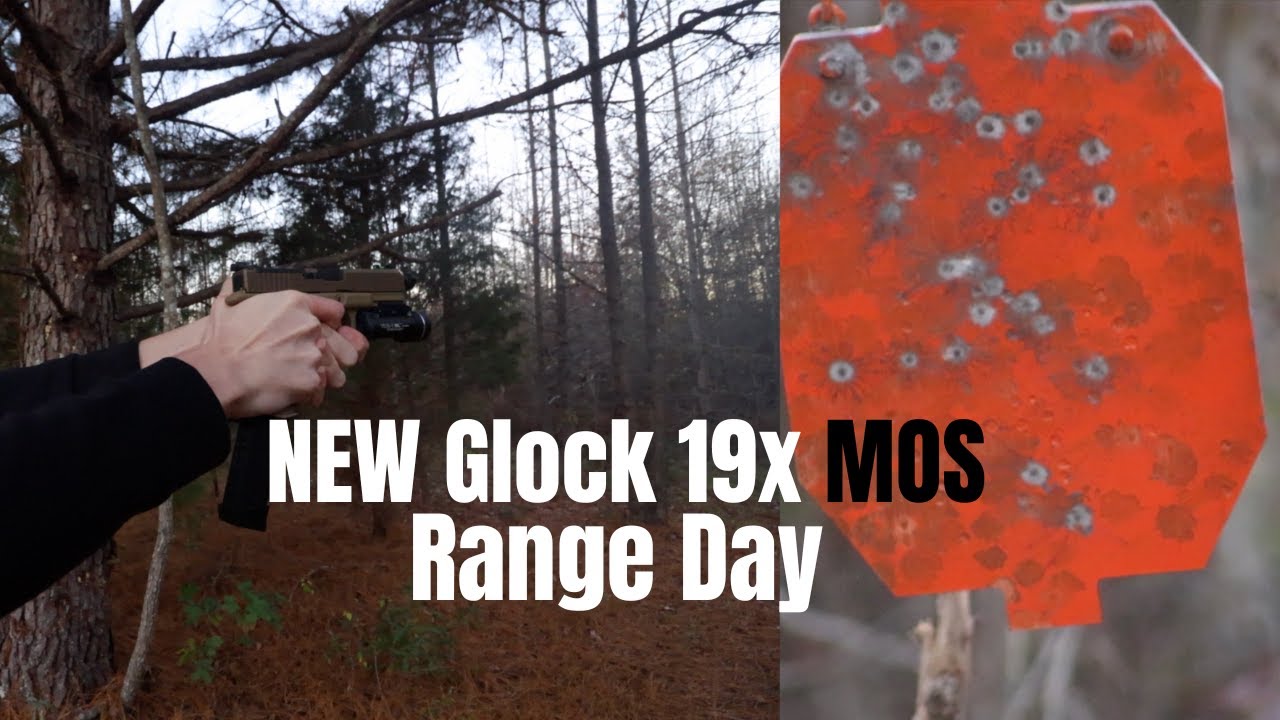 Range Day With New Glock 19x MOS