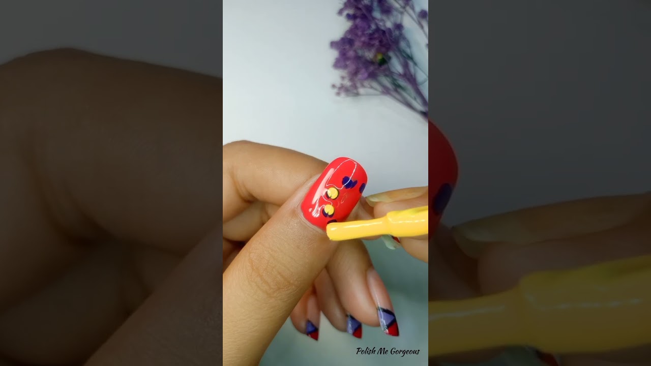 easy nail art design 💅 