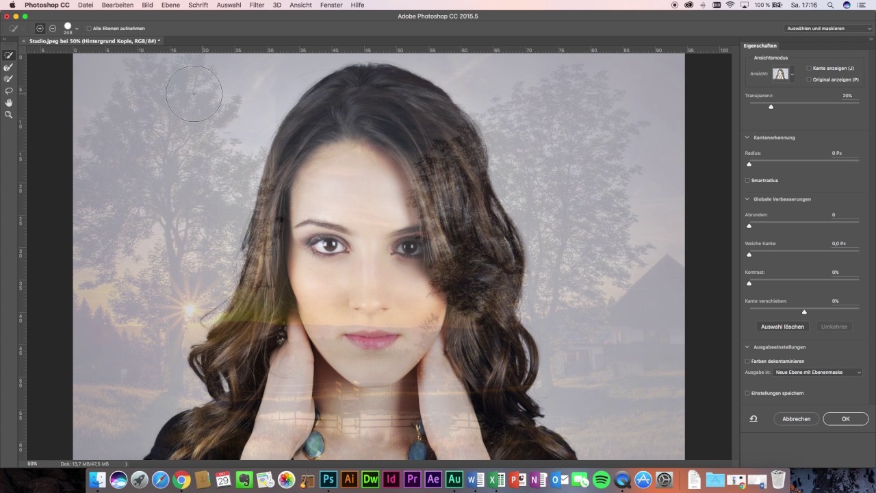 Haare freistellen in Adobe Photoshop CC