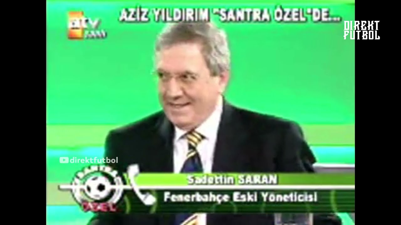 Aziz Yıldırım - Sadettin Saran Kavgası (ÇERÇEVESİZ)