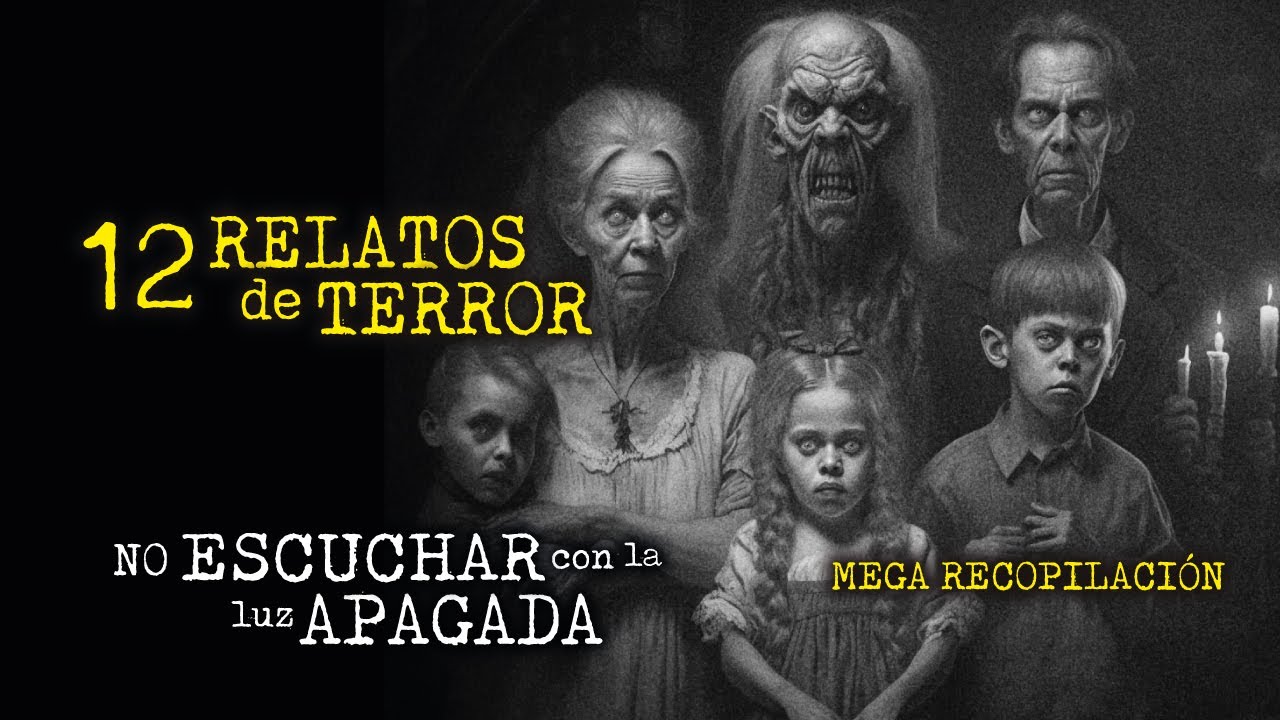 12 ESCALOFRIANTES RELATOS DE TERROR | MEGARECOPILACIÓN