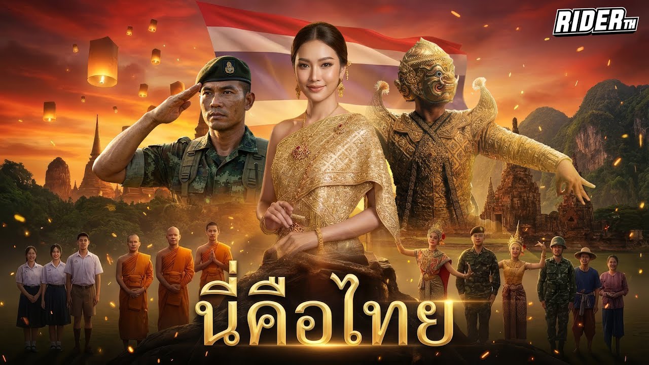 🔥นี่คือไทย!  | RIDERth #5 | เพลงปลุกใจ | (Official Music Video) |  Cinematic Epic