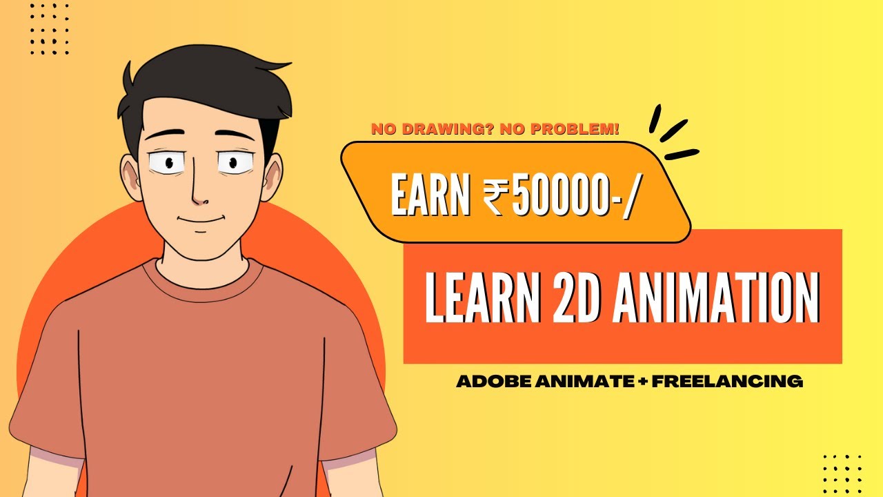 Learn 2D Animation Without Drawing & Start Freelancing | Earn ₹40,000–₹50,000 Monthly #animation