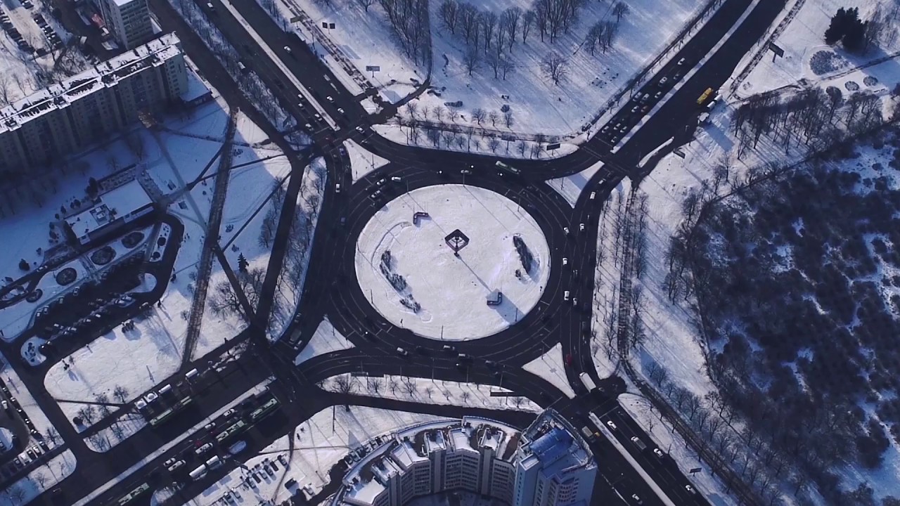 Winter city Minsk 2018 Airfly