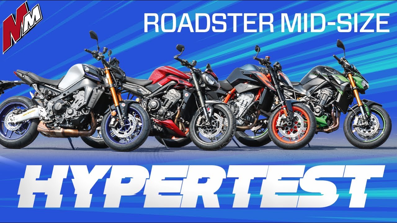 HYPERTEST 2023 | Street Triple 765 RS, MT-09 SP, Z900 SE, 890 Duke R (comparatif)