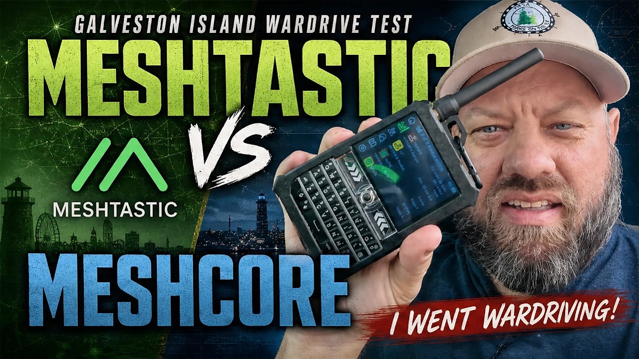 I Went Wardriving for Meshtastic and Meshcore Nodes!